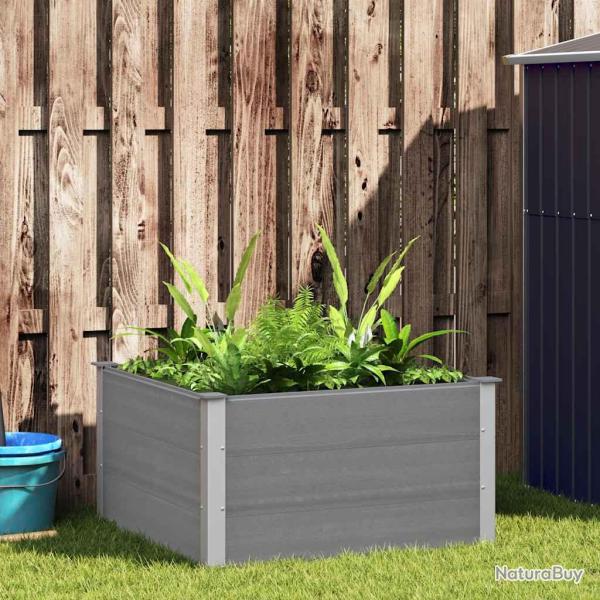 Lit sur�lev� de WPC 100x100x54 cm Gris