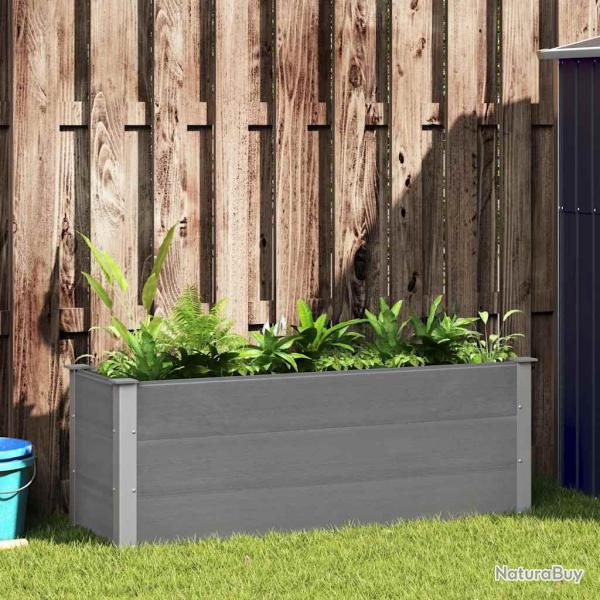 Lit sur�lev� de WPC 150x50x54 cm Gris