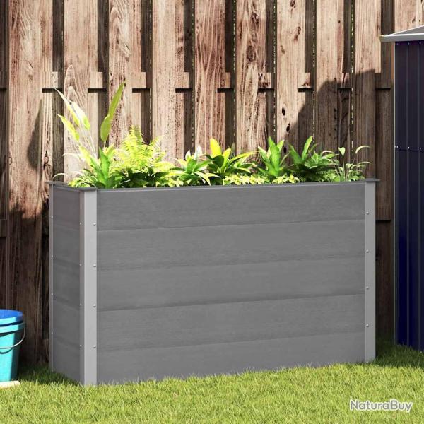 Lit sur�lev� de WPC 150x50x91 cm Gris