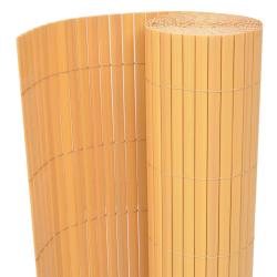 Cl&ocirc;ture de Double face PVC 90 x 300 cm Jaune