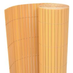 Cl&ocirc;ture de Double face PVC 90 x 500 cm Jaune