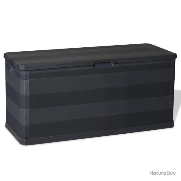 Bo�te de rangement de noir 117x45x56 cm
