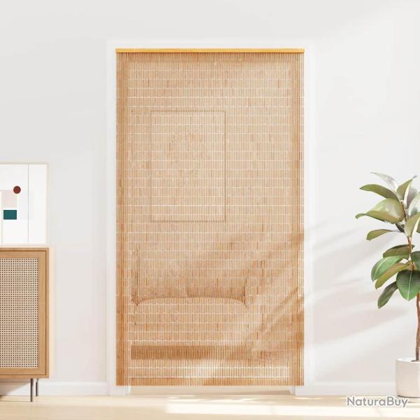 Rideau de porte contre insectes Bambou 120 x 220 cm