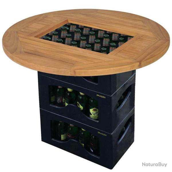 Dessus de table de bi�re Teck 70 cm