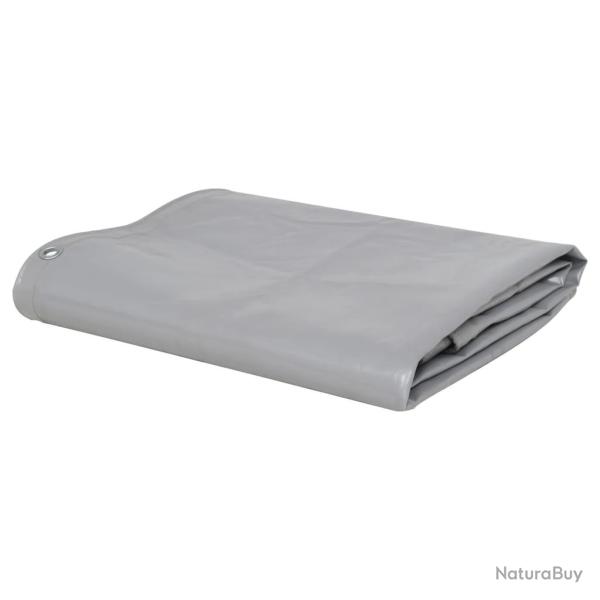 B�che 650 g / m� 3x4 m Gris
