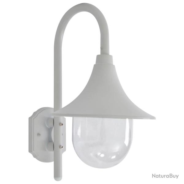 Applique murale de E27 120 cm Aluminium Blanc