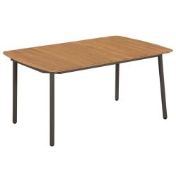 Table de 150 x 90 x 72 cm Bois d'acacia solide et acier