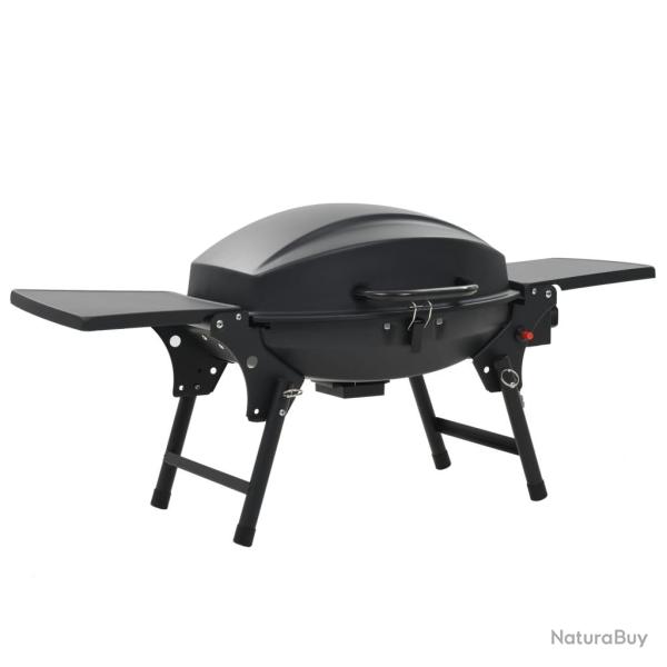 Barbecue � gaz portatif avec zone de cuisson Noir