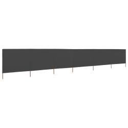Paravent 6 panneaux Tissu 800 x 80 cm Gris