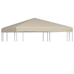 Couverture de toit de belv&eacute;d&egrave;re 310 g / m&sup2; 3x3 m Beige