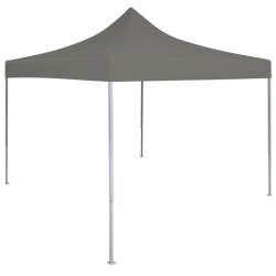 Tente de r&eacute;ception escamotable 3 x 3 m Anthracite