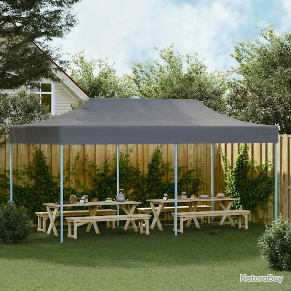 Tente de r�ception pliable 3 x 6 m Anthracite