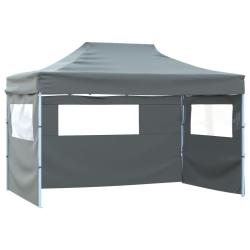 Tente pliable avec 3 parois 431x291x315 cm Anthracite