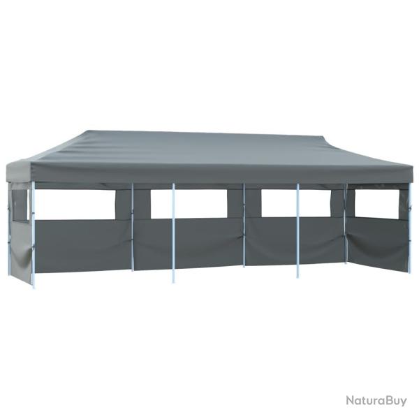 Tente de r�ception pliable avec 5 parois 870x291x315 cm Anthracite