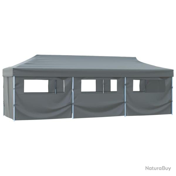 Tente de r�ception pliable avec 8 parois 870x291x315 cm Anthracite