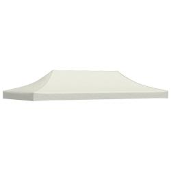 Toit de tente de r&eacute;ception 3 x 6 m Cr&egrave;me
