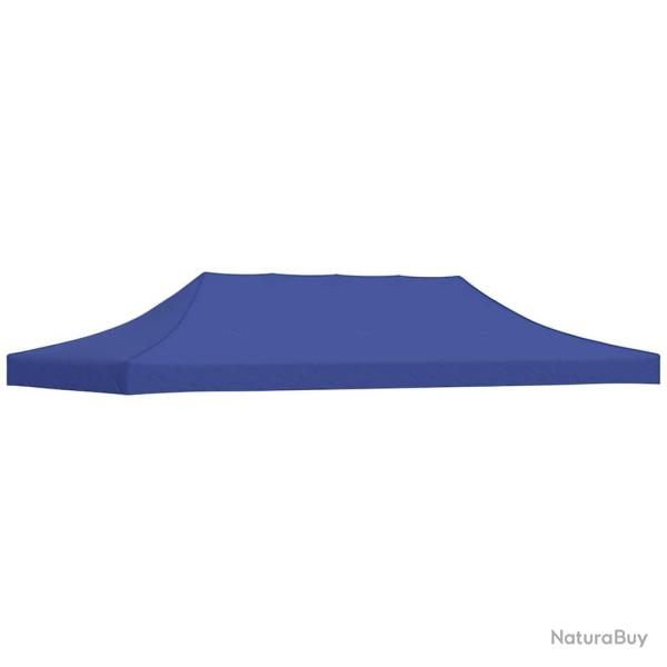 Toit de tente de r�ception 3 x 6 m Bleu