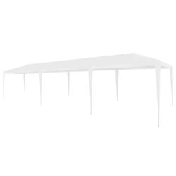 Tente de r&eacute;ception 3x9 m PE Blanc