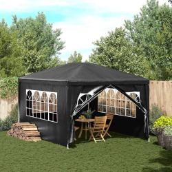 Tente de r&eacute;ception 3 x 4 m Anthracite