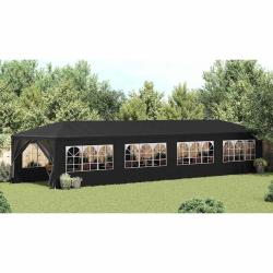 Tente de r&eacute;ception 3x12 m anthracite