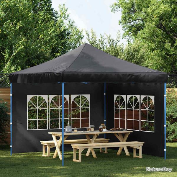 Paroi de tente de r�ception 2 pcs avec fen�tre PE Anthracite