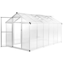 Serre Aluminium 362x190x195 cm 13,41 m&sup3;