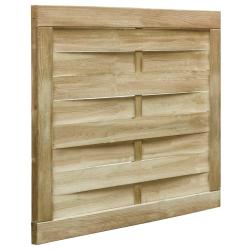 Portillon de Bois de pin impr&eacute;gn&eacute; 100x75 cm Vert