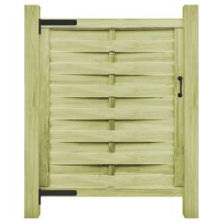 Portillon Bois de pin impr&eacute;gn&eacute; 100x125 cm Vert