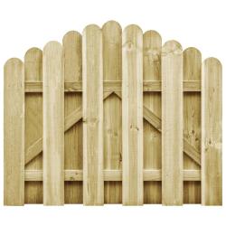 Portail de bois de pin impr&eacute;gn&eacute; 100x75 cm