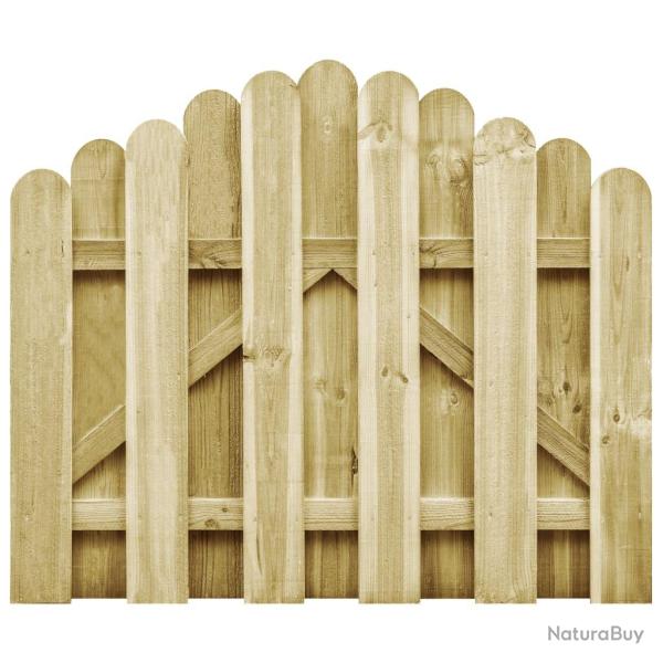 Portail de bois de pin impr�gn� 100x75 cm