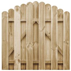 Portail de Bois de pin impr&eacute;gn&eacute; 100x100 cm
