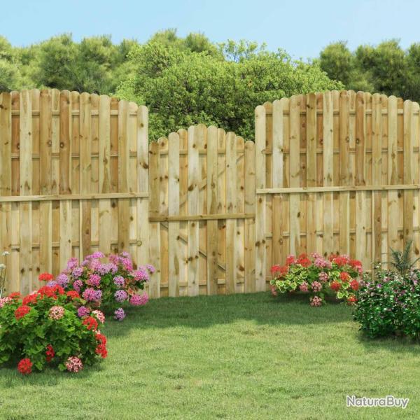 Portail de Bois de pin impr�gn� 100x150 cm