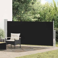 Auvent lat&eacute;ral r&eacute;tractable 140 x 300 cm Noir