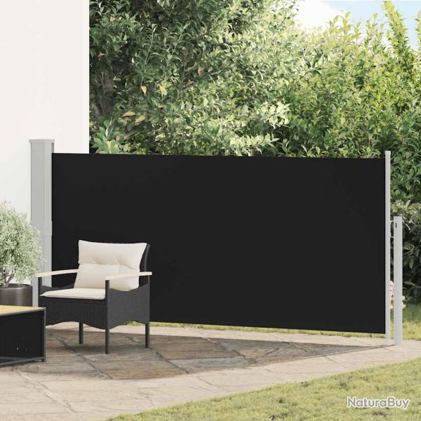 Auvent lat�ral r�tractable 140 x 300 cm Noir