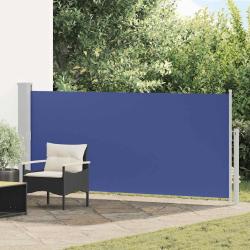 Auvent lat&eacute;ral r&eacute;tractable 140 x 300 cm Bleu