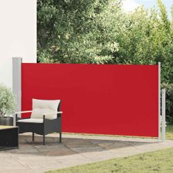 Auvent lat&eacute;ral r&eacute;tractable 140 x 300 cm Rouge