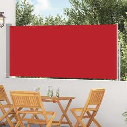 Auvent lat&eacute;ral r&eacute;tractable 120 x 300 cm Rouge