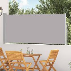 Auvent lat&eacute;ral r&eacute;tractable 120 x 300 cm Gris