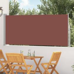Auvent lat&eacute;ral r&eacute;tractable 120 x 300 cm Marron