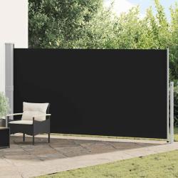 Auvent lat&eacute;ral r&eacute;tractable 160 x 500 cm Noir