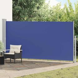 Auvent lat&eacute;ral r&eacute;tractable 160 x 500 cm Bleu