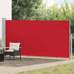 Auvent lat&eacute;ral r&eacute;tractable 160 x 500 cm Rouge