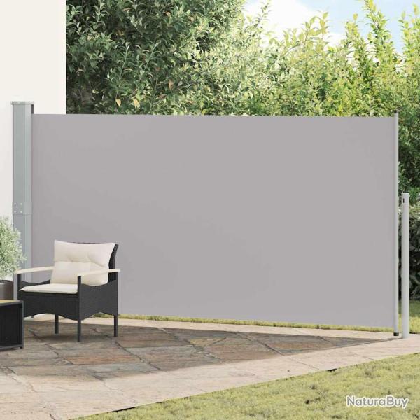 Auvent lat�ral r�tractable 160 x 500 cm Gris