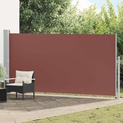 Auvent lat&eacute;ral r&eacute;tractable 160 x 500 cm Marron