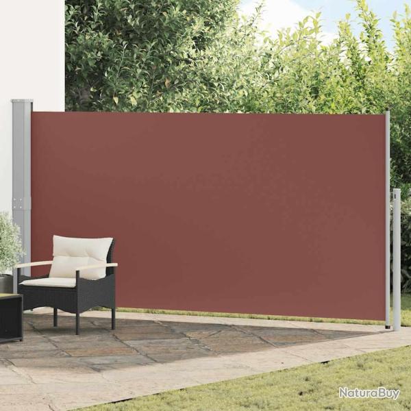Auvent lat�ral r�tractable 160 x 500 cm Marron