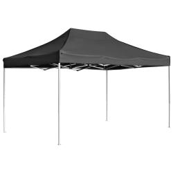Tente de r&eacute;ception pliable Aluminium 4,5x3 m Anthracite