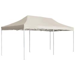 Tente de r&eacute;ception pliable Aluminium 6 x 3 m Cr&egrave;me