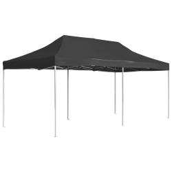 Tente de r&eacute;ception pliable Aluminium 6 x 3 m Anthracite