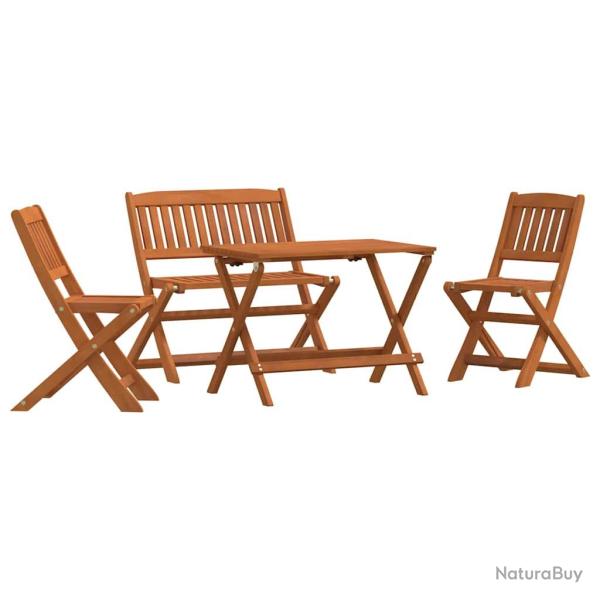 Ensemble � manger d'ext�rieur, 4 pi�ces, pour enfants, en eucalyptus, pour le jardin