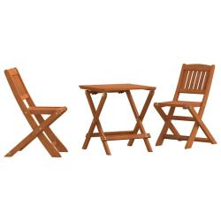 Ensemble de bistro 3 pi&egrave;ces pour enfants, en bois d'eucalyptus solide, pour le jardin